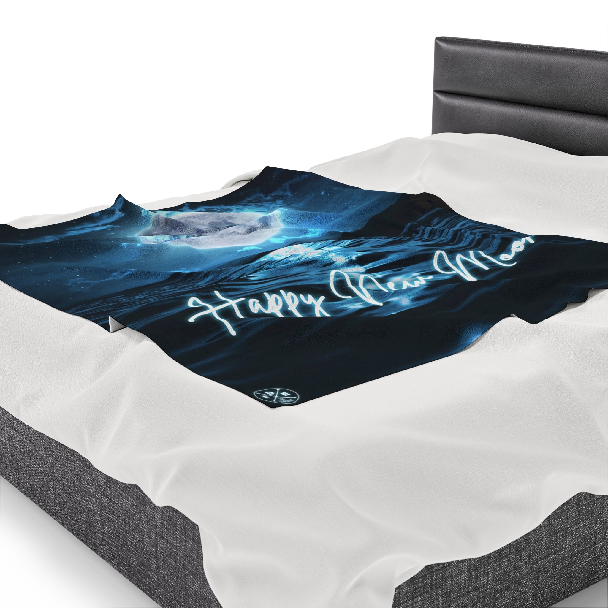 "Happy New Moon" - Plush Blanket